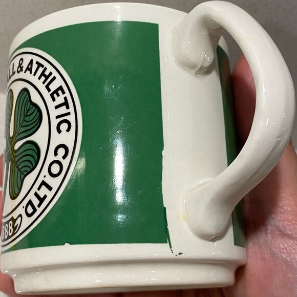 vintage Collectible Celtic FC 1888 "4 Leaf Clover" Team crest Carrigaline mug - Picture 8 of 10